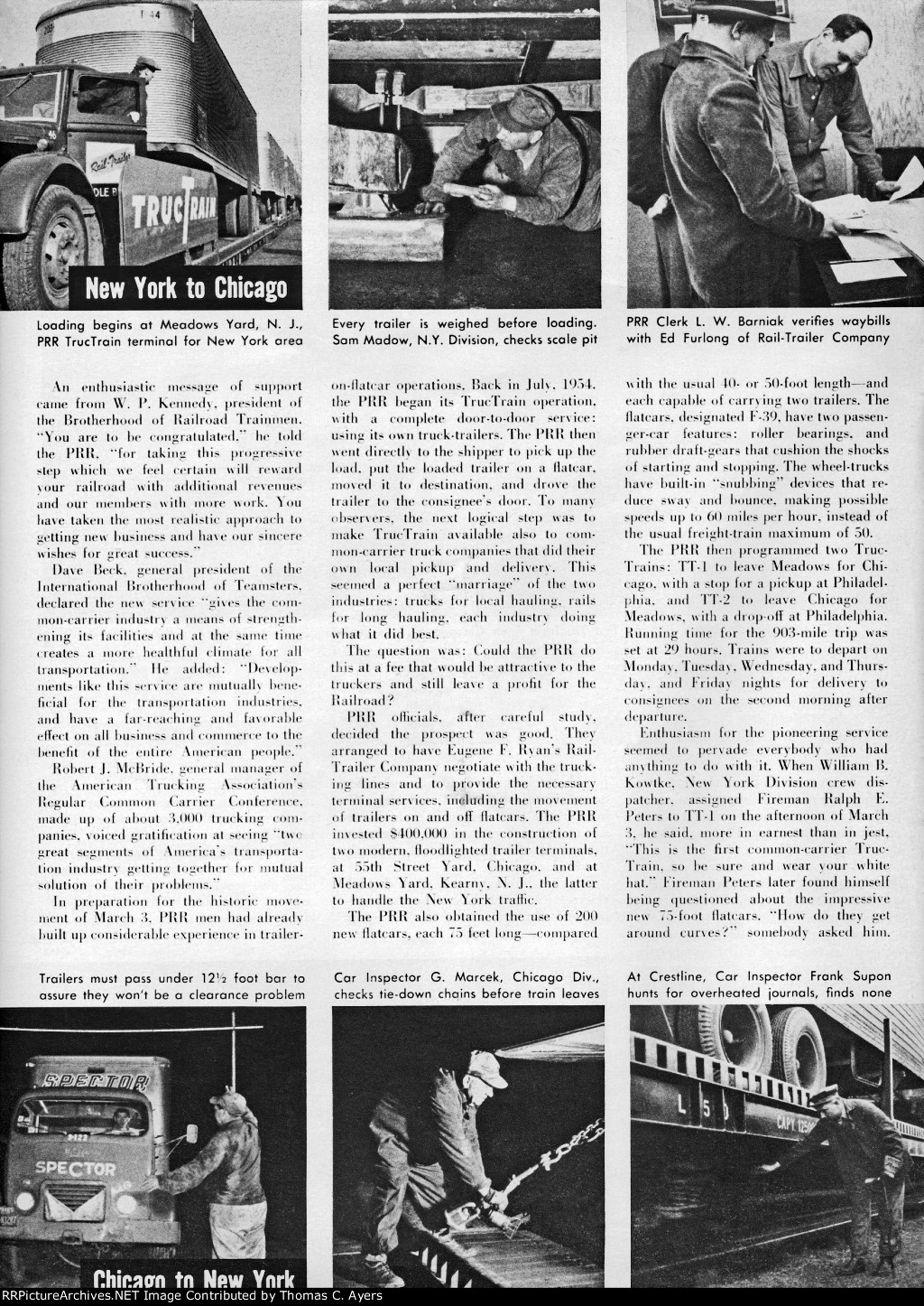 "Common-Carrier TrucTrain," Page 2, 1955